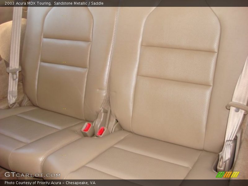 Sandstone Metallic / Saddle 2003 Acura MDX Touring