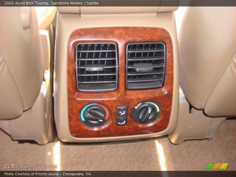 Sandstone Metallic / Saddle 2003 Acura MDX Touring