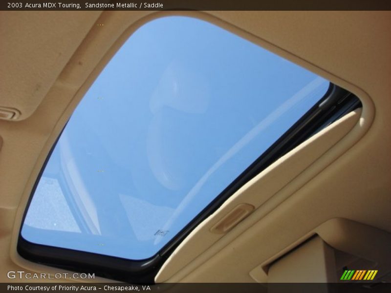 Sandstone Metallic / Saddle 2003 Acura MDX Touring