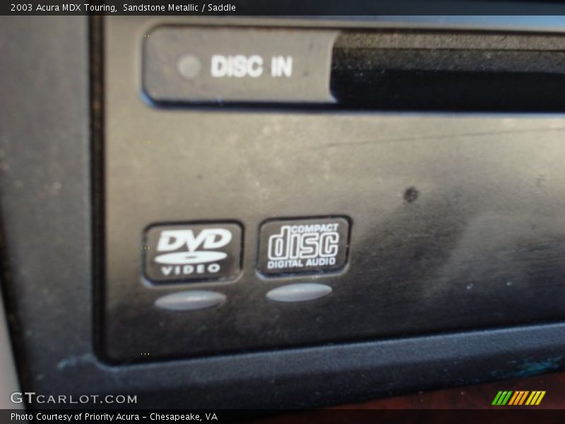Sandstone Metallic / Saddle 2003 Acura MDX Touring