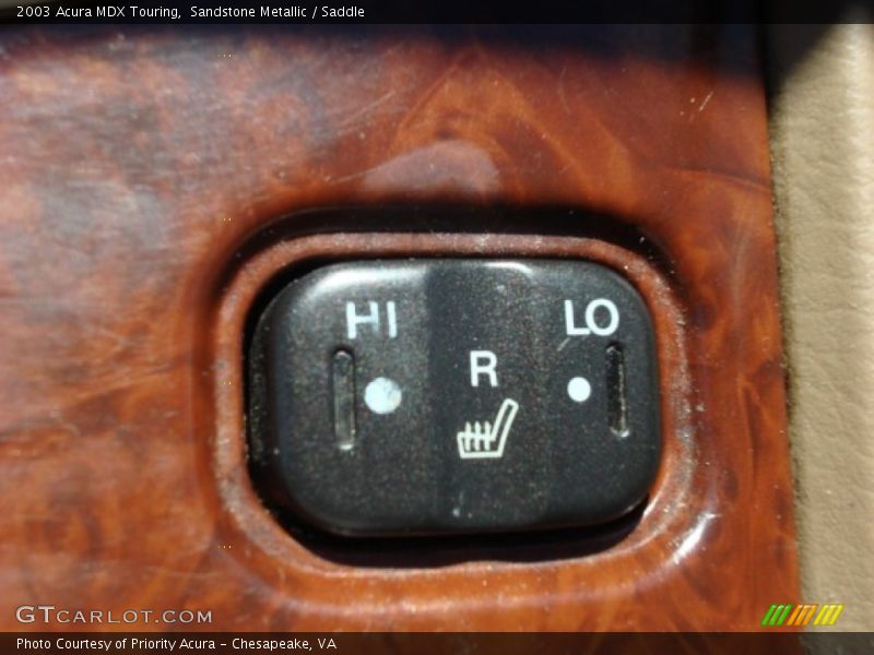 Sandstone Metallic / Saddle 2003 Acura MDX Touring
