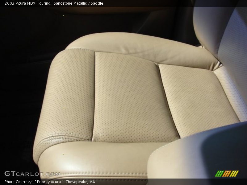 Sandstone Metallic / Saddle 2003 Acura MDX Touring