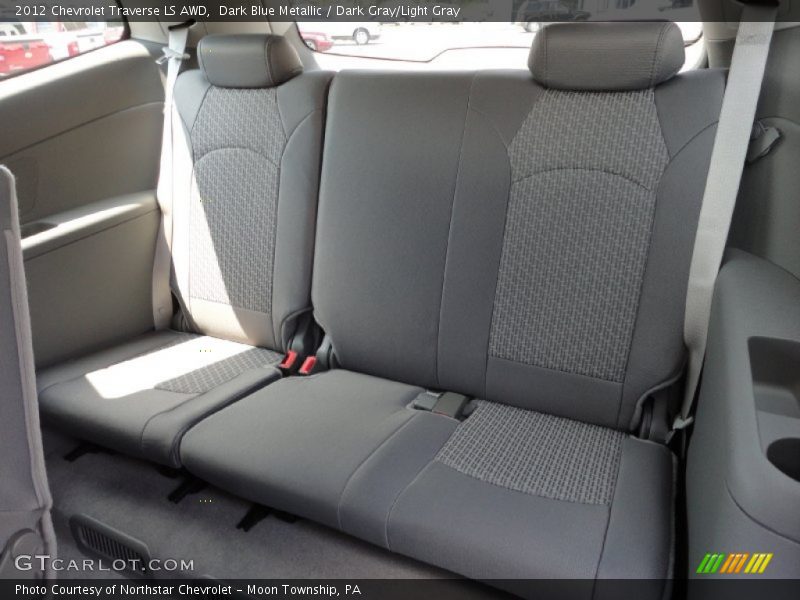 Dark Blue Metallic / Dark Gray/Light Gray 2012 Chevrolet Traverse LS AWD