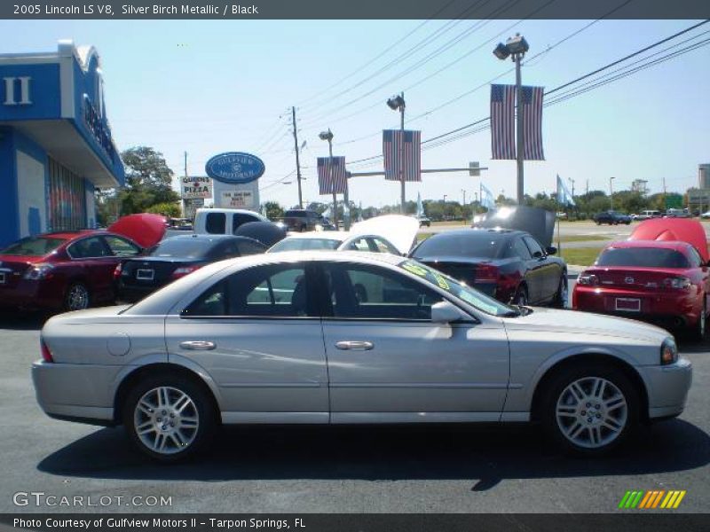 Silver Birch Metallic / Black 2005 Lincoln LS V8
