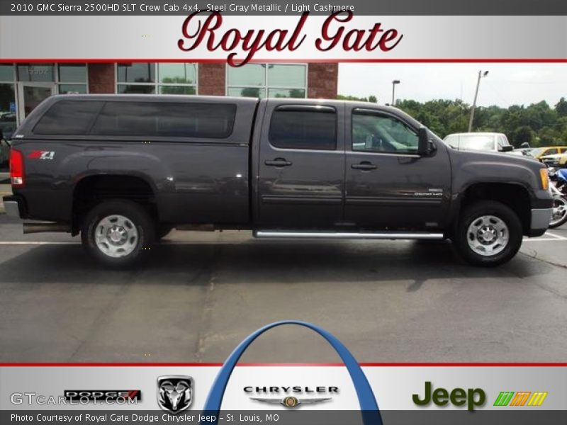 Steel Gray Metallic / Light Cashmere 2010 GMC Sierra 2500HD SLT Crew Cab 4x4
