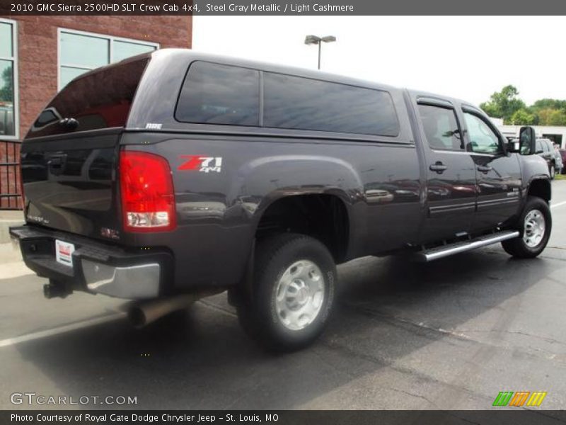 Steel Gray Metallic / Light Cashmere 2010 GMC Sierra 2500HD SLT Crew Cab 4x4