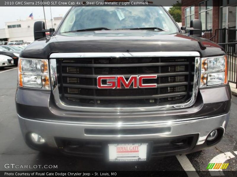 Steel Gray Metallic / Light Cashmere 2010 GMC Sierra 2500HD SLT Crew Cab 4x4