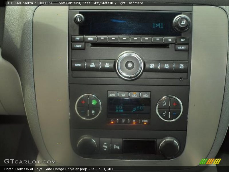 Steel Gray Metallic / Light Cashmere 2010 GMC Sierra 2500HD SLT Crew Cab 4x4
