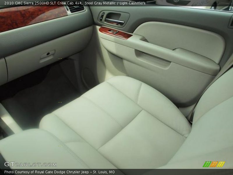 Steel Gray Metallic / Light Cashmere 2010 GMC Sierra 2500HD SLT Crew Cab 4x4
