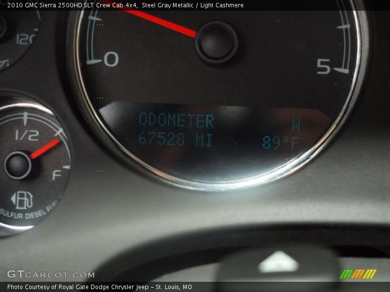 Steel Gray Metallic / Light Cashmere 2010 GMC Sierra 2500HD SLT Crew Cab 4x4