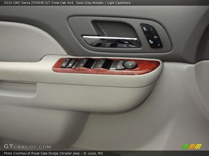 Steel Gray Metallic / Light Cashmere 2010 GMC Sierra 2500HD SLT Crew Cab 4x4