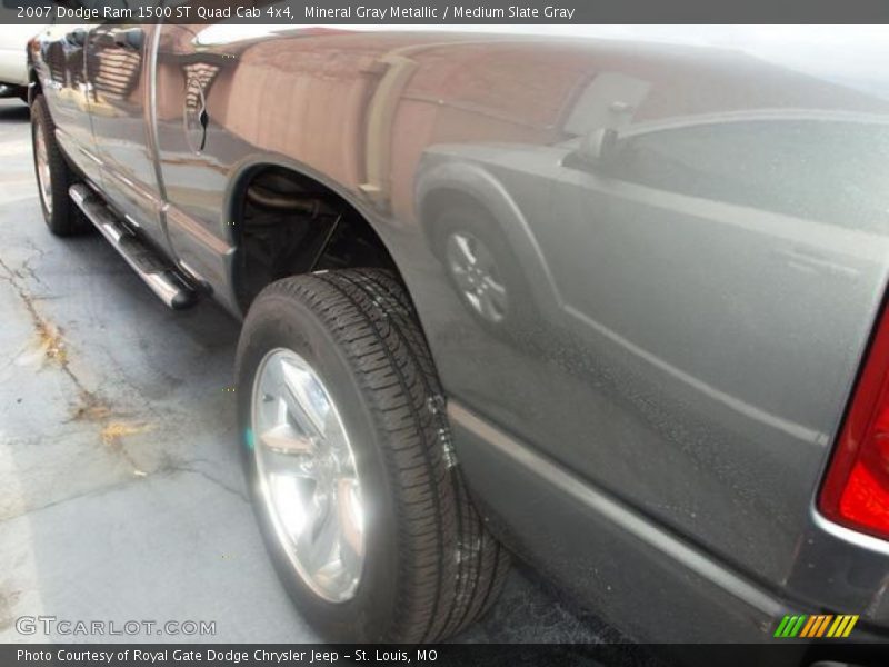 Mineral Gray Metallic / Medium Slate Gray 2007 Dodge Ram 1500 ST Quad Cab 4x4