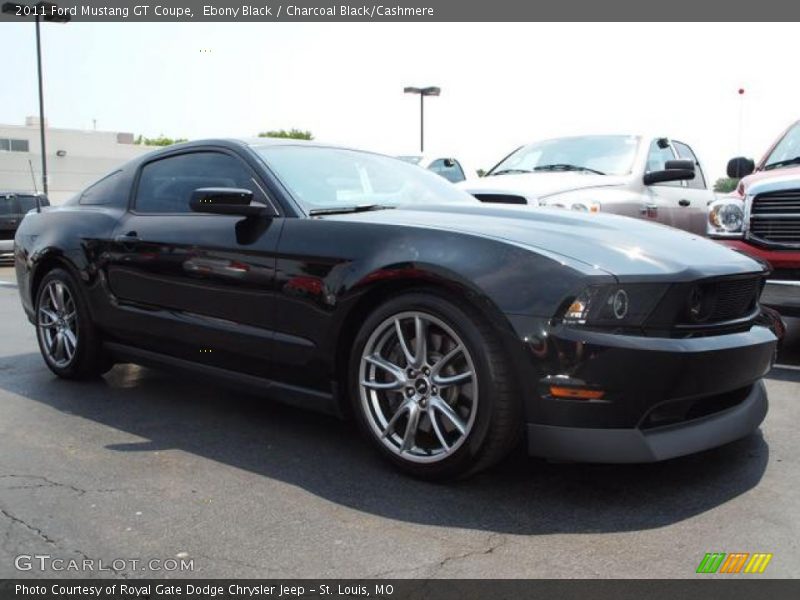 Front 3/4 View of 2011 Mustang GT Coupe