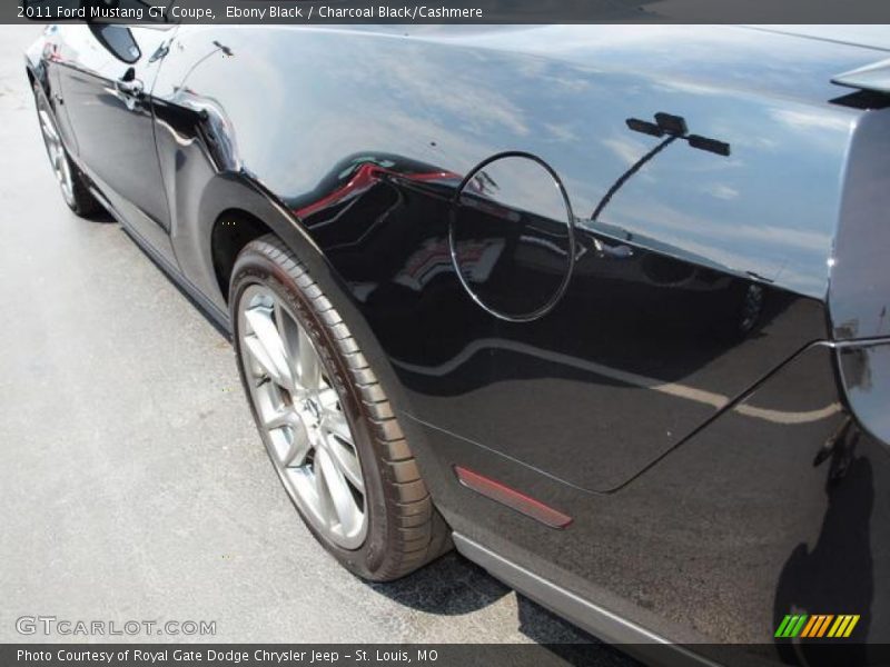 Ebony Black / Charcoal Black/Cashmere 2011 Ford Mustang GT Coupe
