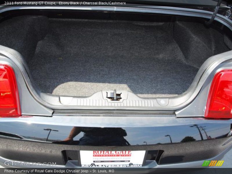 Ebony Black / Charcoal Black/Cashmere 2011 Ford Mustang GT Coupe