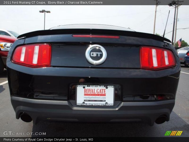 Ebony Black / Charcoal Black/Cashmere 2011 Ford Mustang GT Coupe