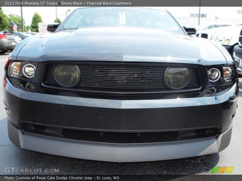 Ebony Black / Charcoal Black/Cashmere 2011 Ford Mustang GT Coupe