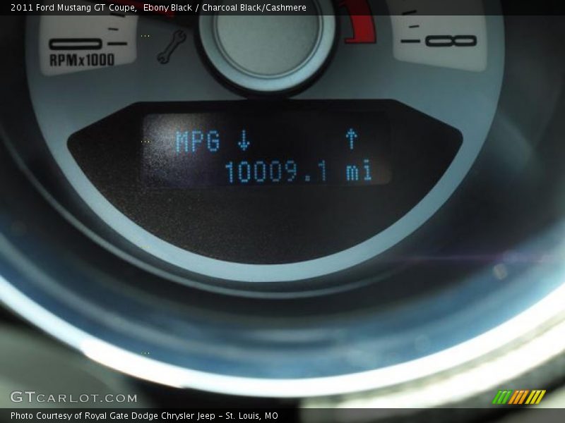 Ebony Black / Charcoal Black/Cashmere 2011 Ford Mustang GT Coupe
