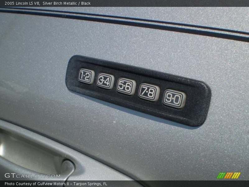 Silver Birch Metallic / Black 2005 Lincoln LS V8