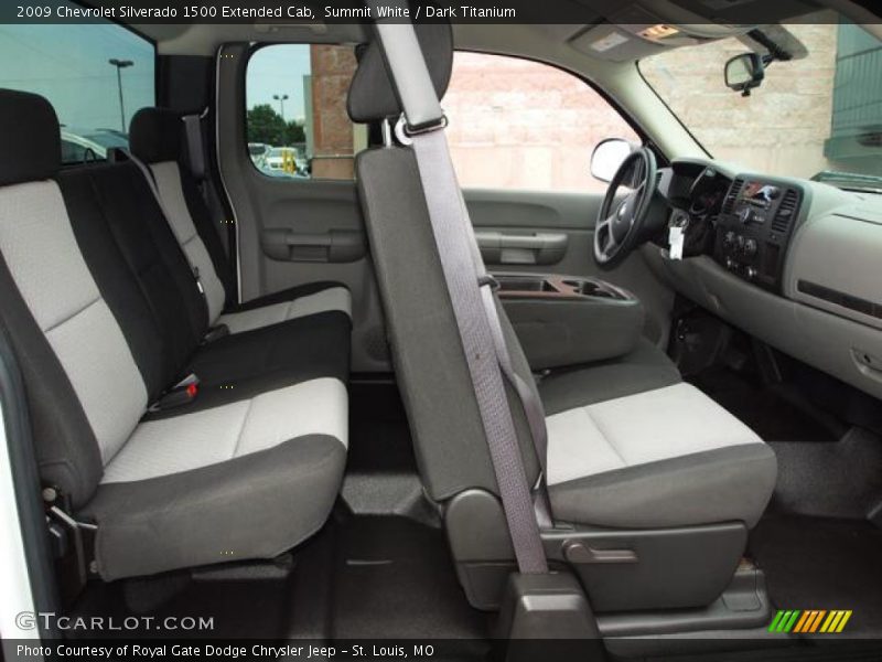  2009 Silverado 1500 Extended Cab Dark Titanium Interior