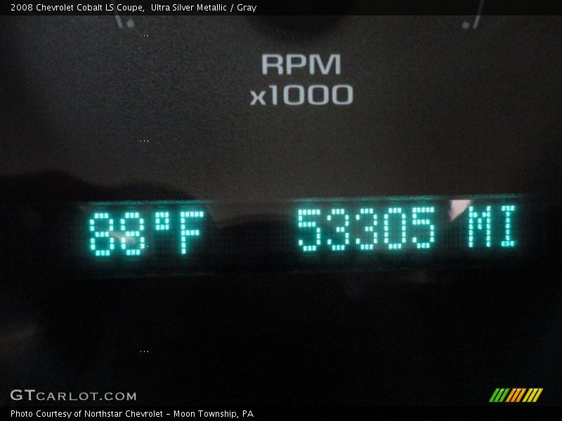 Ultra Silver Metallic / Gray 2008 Chevrolet Cobalt LS Coupe