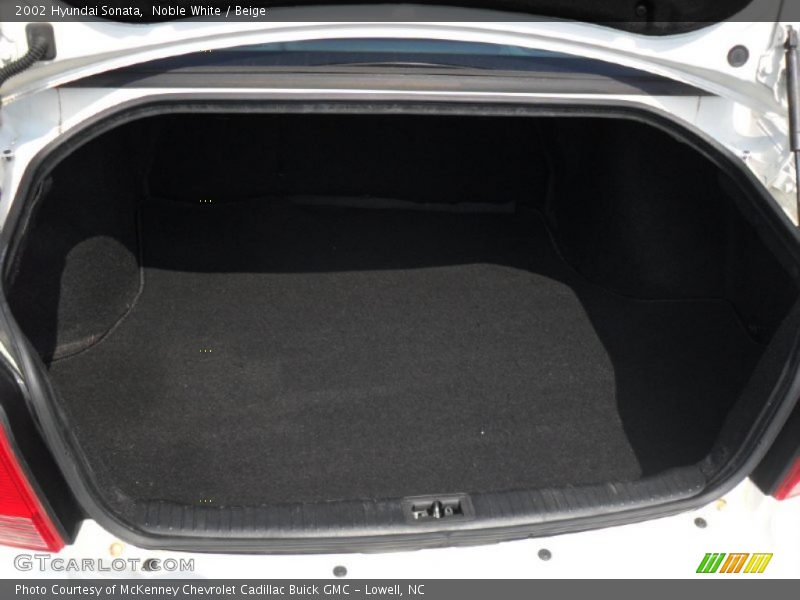 Noble White / Beige 2002 Hyundai Sonata