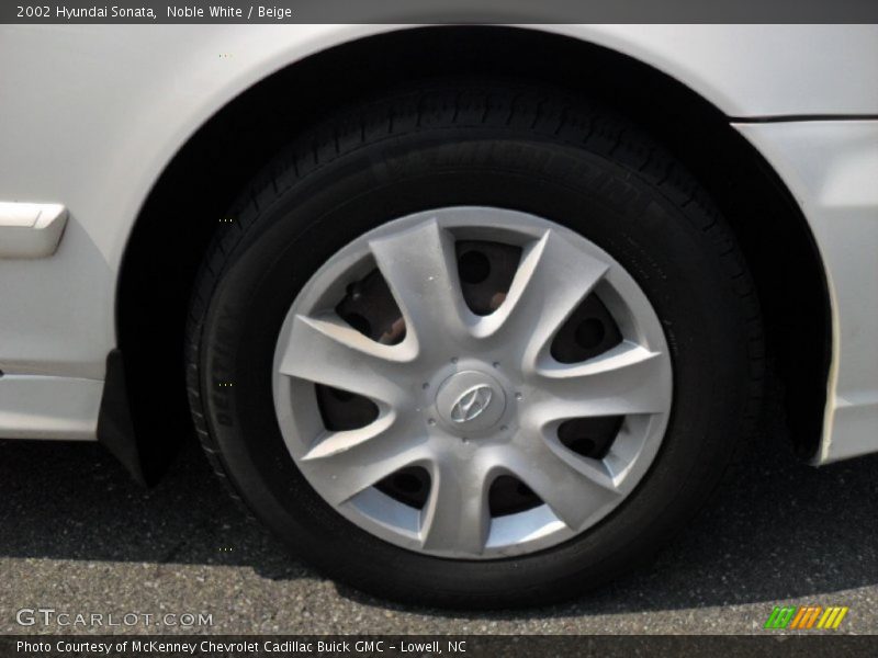 Noble White / Beige 2002 Hyundai Sonata