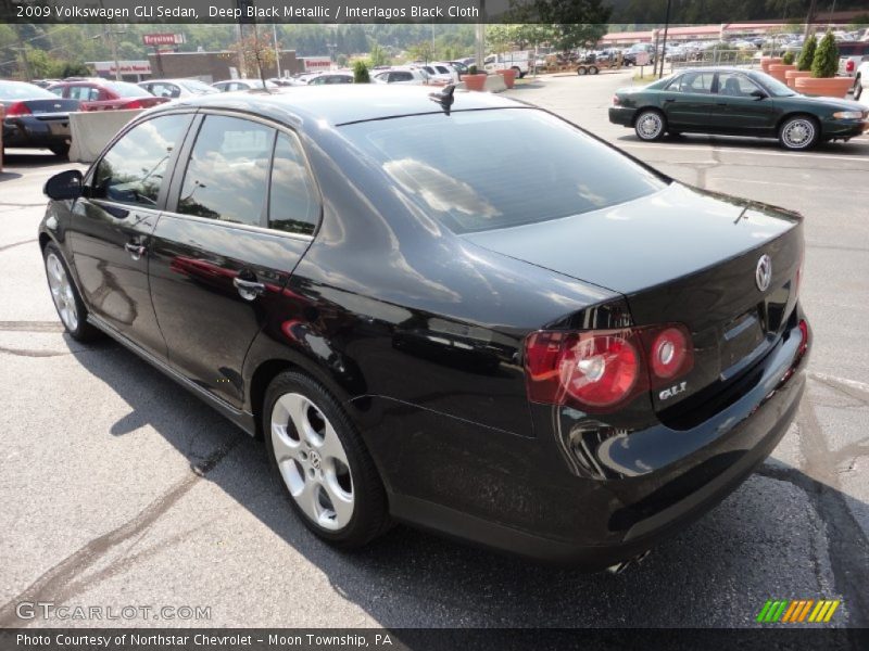 Deep Black Metallic / Interlagos Black Cloth 2009 Volkswagen GLI Sedan