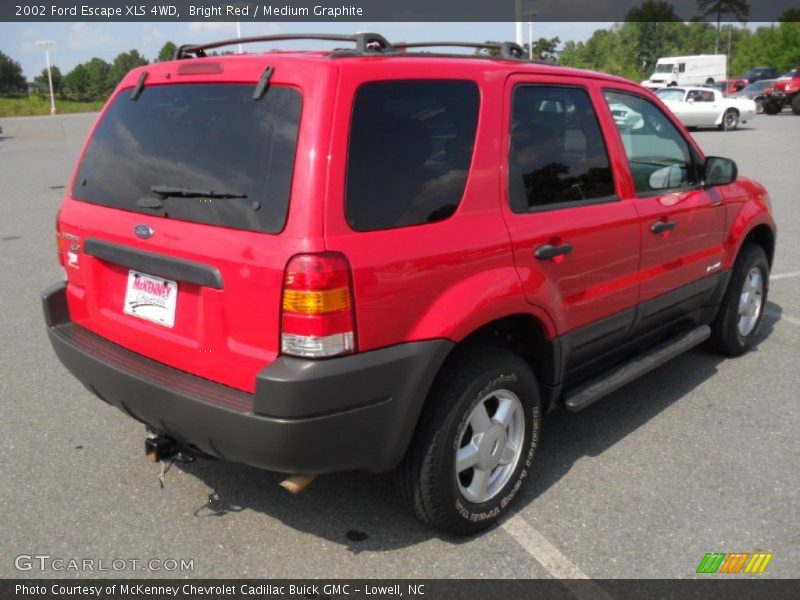 Bright Red / Medium Graphite 2002 Ford Escape XLS 4WD