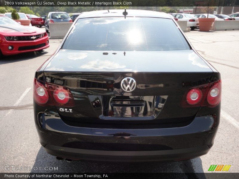 Deep Black Metallic / Interlagos Black Cloth 2009 Volkswagen GLI Sedan