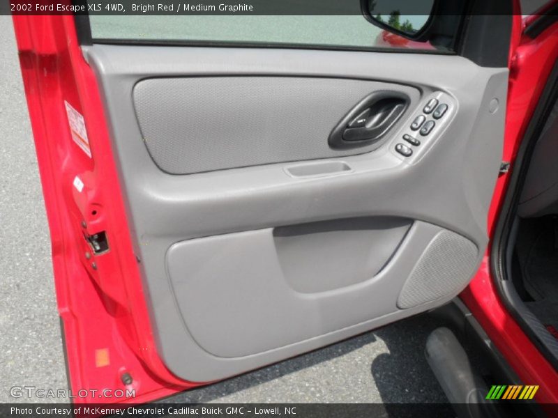 Bright Red / Medium Graphite 2002 Ford Escape XLS 4WD