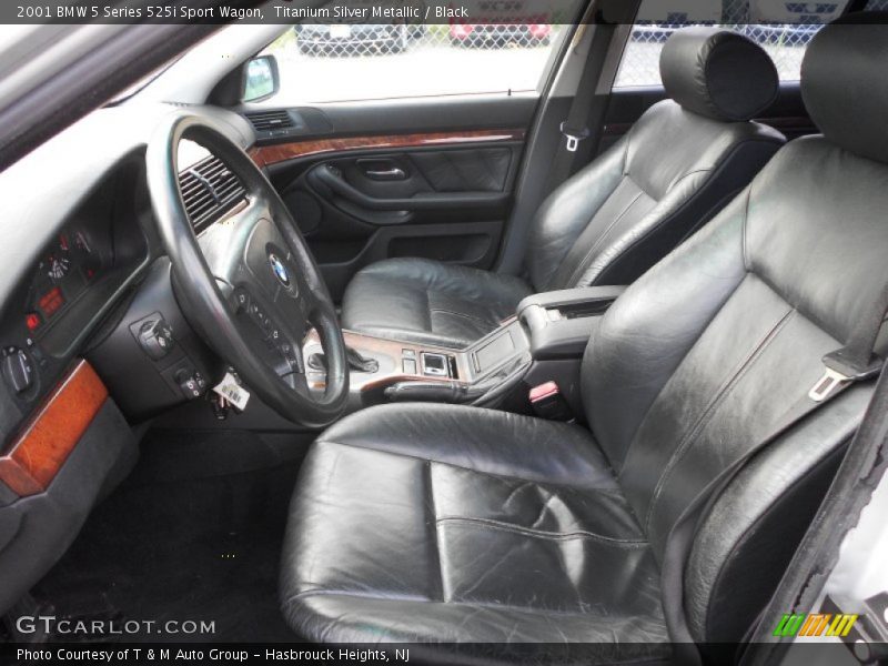  2001 5 Series 525i Sport Wagon Black Interior