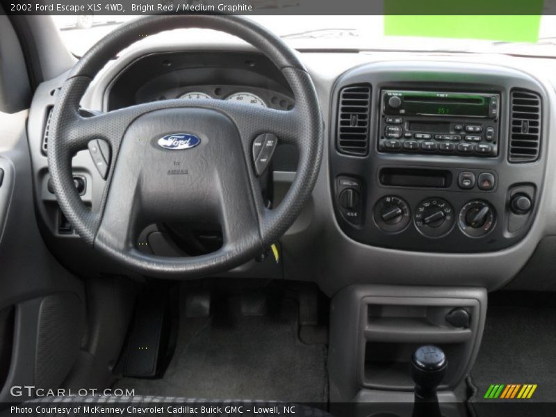 Dashboard of 2002 Escape XLS 4WD