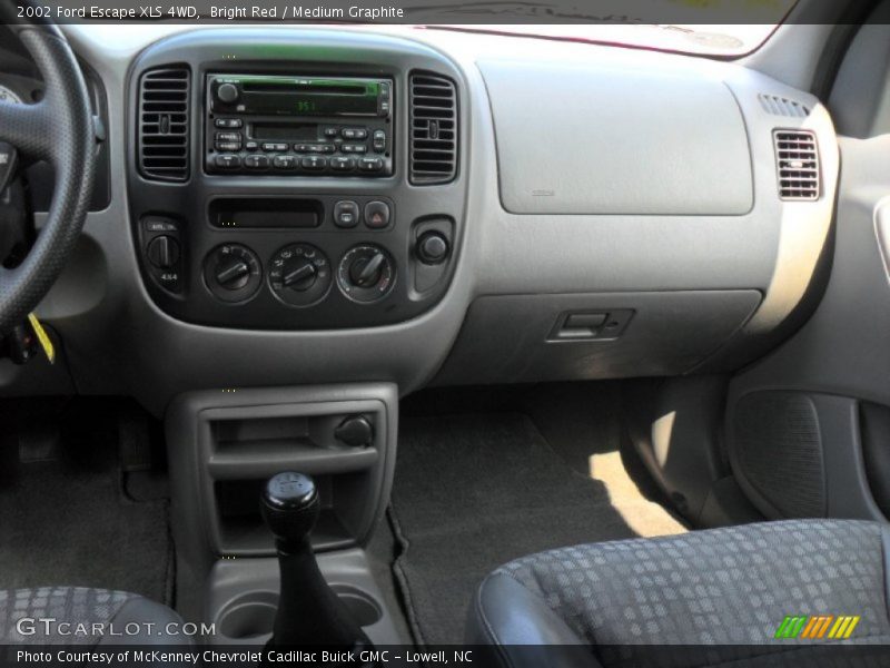 Bright Red / Medium Graphite 2002 Ford Escape XLS 4WD