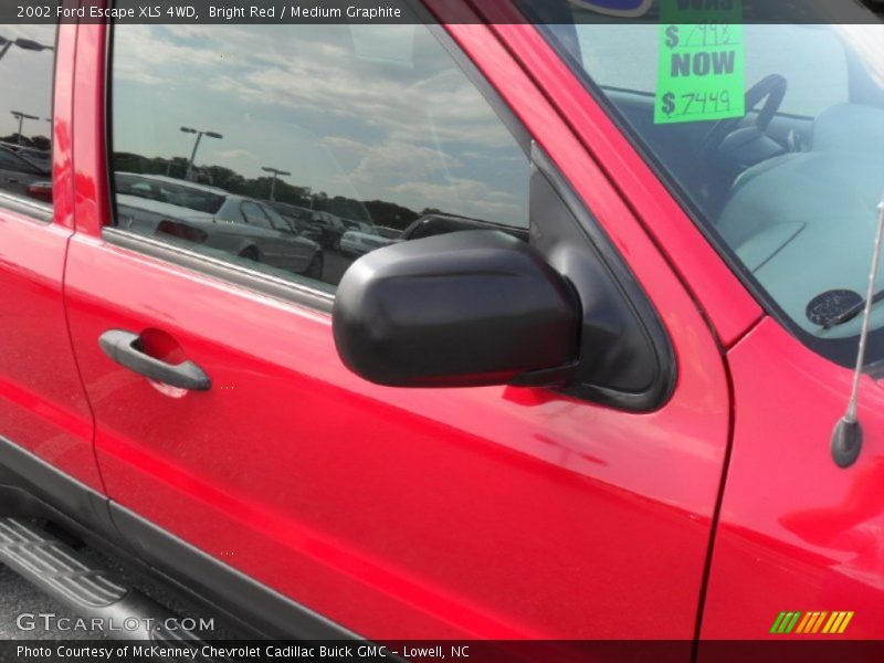 Bright Red / Medium Graphite 2002 Ford Escape XLS 4WD