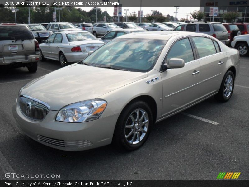 Gold Mist Metallic / Cocoa/Cashmere 2008 Buick Lucerne CXL