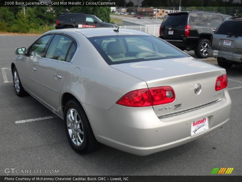 Gold Mist Metallic / Cocoa/Cashmere 2008 Buick Lucerne CXL