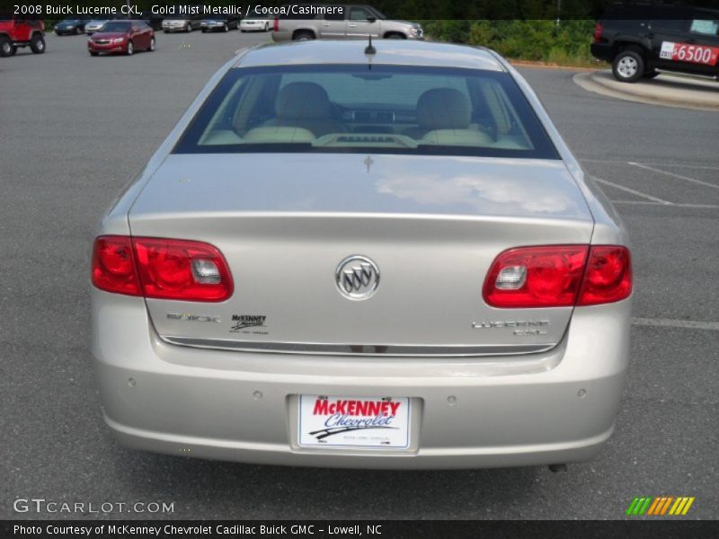 Gold Mist Metallic / Cocoa/Cashmere 2008 Buick Lucerne CXL