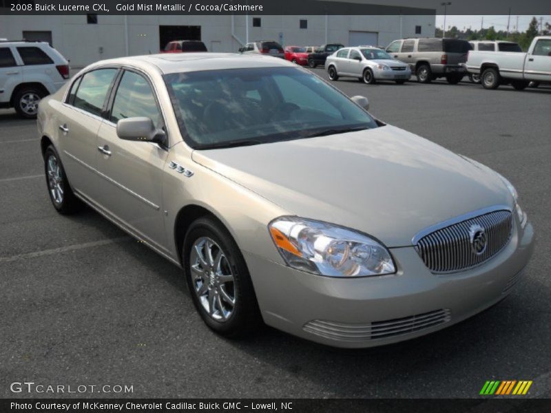 Gold Mist Metallic / Cocoa/Cashmere 2008 Buick Lucerne CXL