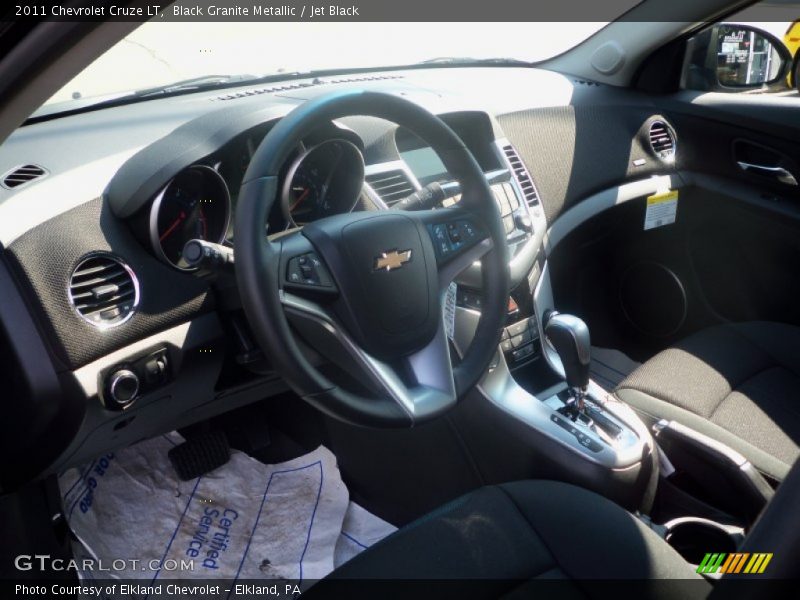 Black Granite Metallic / Jet Black 2011 Chevrolet Cruze LT