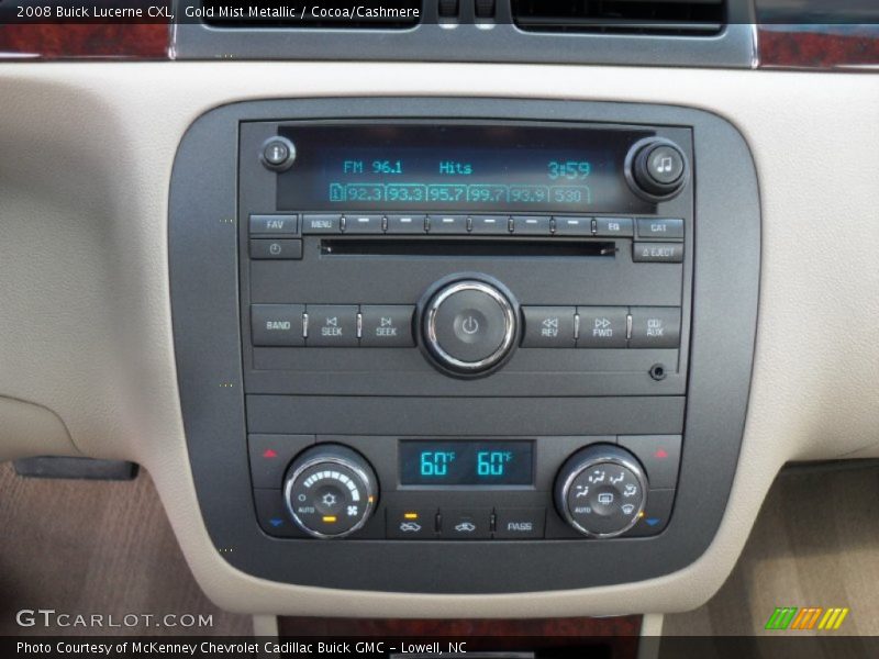 Gold Mist Metallic / Cocoa/Cashmere 2008 Buick Lucerne CXL