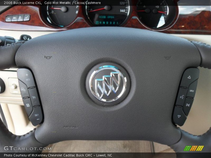 Gold Mist Metallic / Cocoa/Cashmere 2008 Buick Lucerne CXL