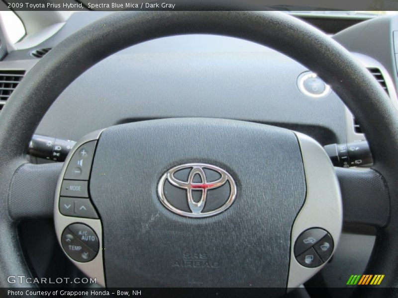 Spectra Blue Mica / Dark Gray 2009 Toyota Prius Hybrid