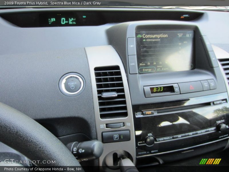 Spectra Blue Mica / Dark Gray 2009 Toyota Prius Hybrid
