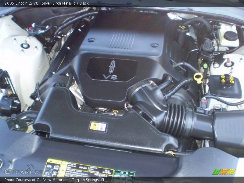 Silver Birch Metallic / Black 2005 Lincoln LS V8