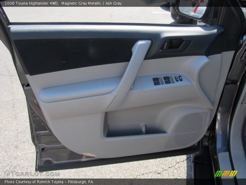 Magnetic Gray Metallic / Ash Gray 2008 Toyota Highlander 4WD