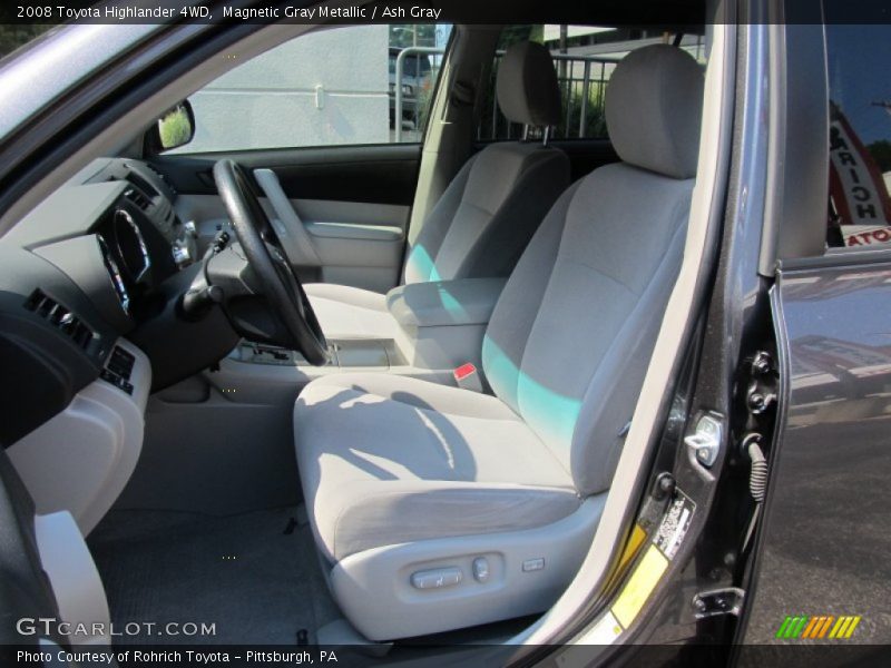 Magnetic Gray Metallic / Ash Gray 2008 Toyota Highlander 4WD