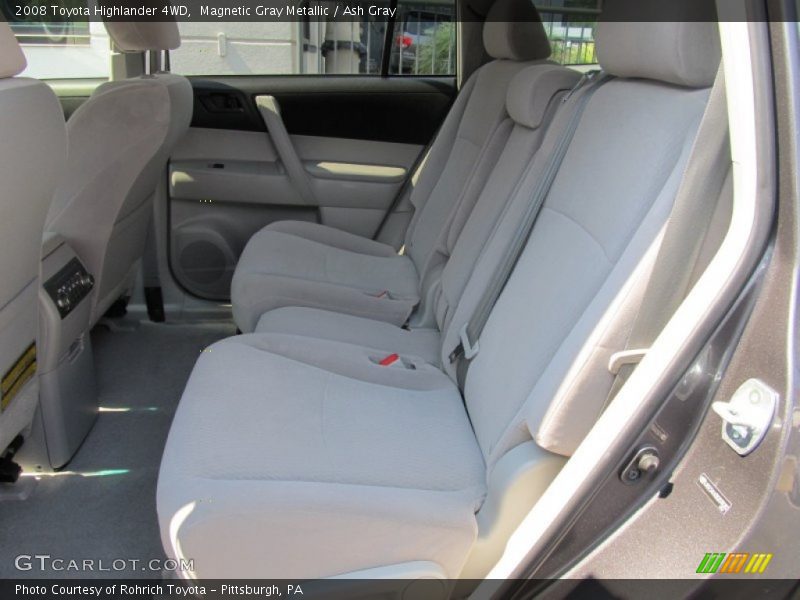 Magnetic Gray Metallic / Ash Gray 2008 Toyota Highlander 4WD