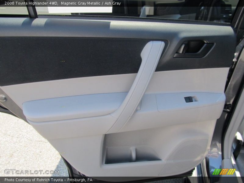 Magnetic Gray Metallic / Ash Gray 2008 Toyota Highlander 4WD