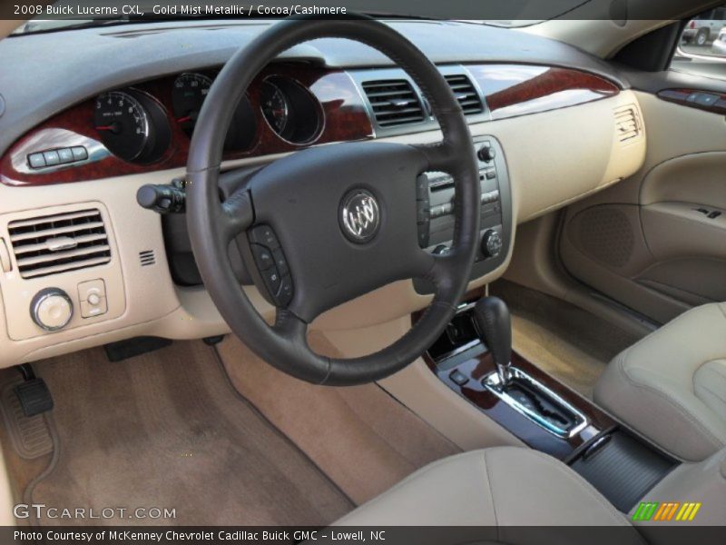 Gold Mist Metallic / Cocoa/Cashmere 2008 Buick Lucerne CXL